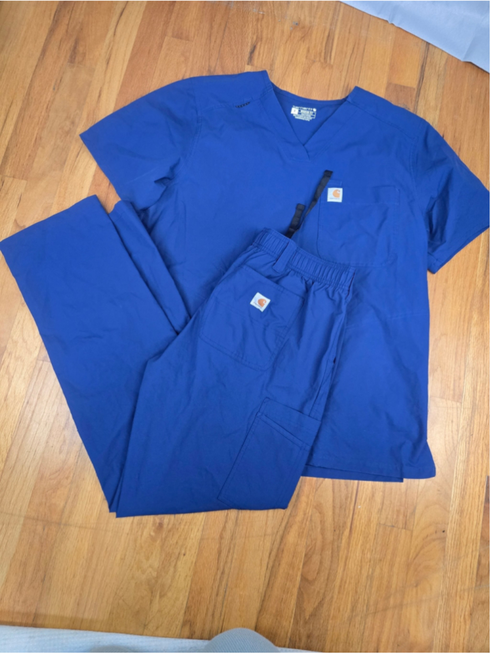 Men's Carhartt Scrub Set Blue Size Medium/Large